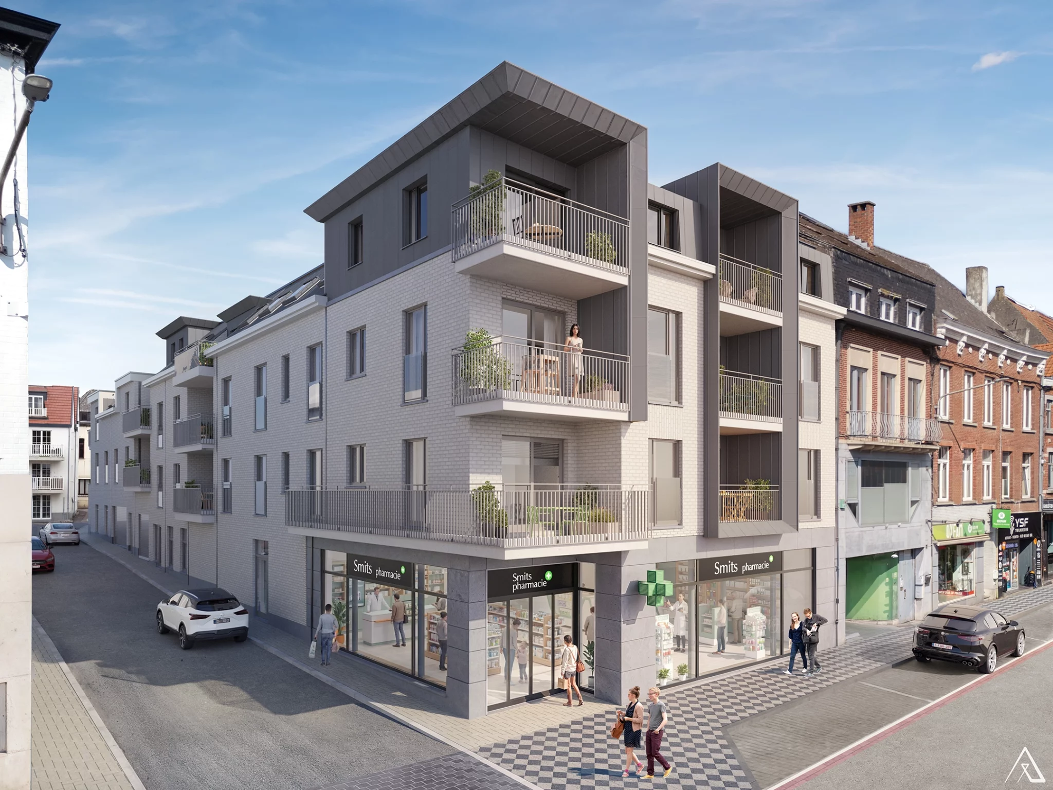 BE Wavre immeuble place Cardinal Mercier Vue 01 - BANNER 260604