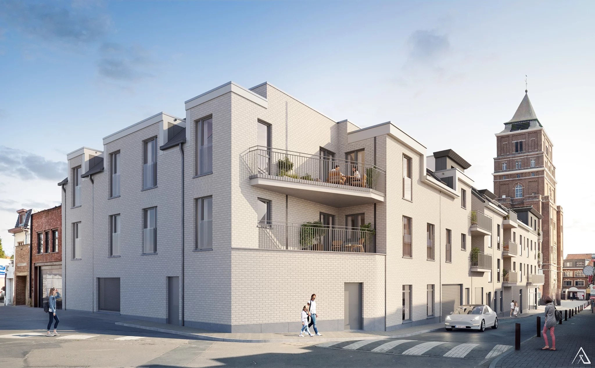 BE Wavre immeuble place Cardinal Mercier Vue 03 - BANNER 260604
